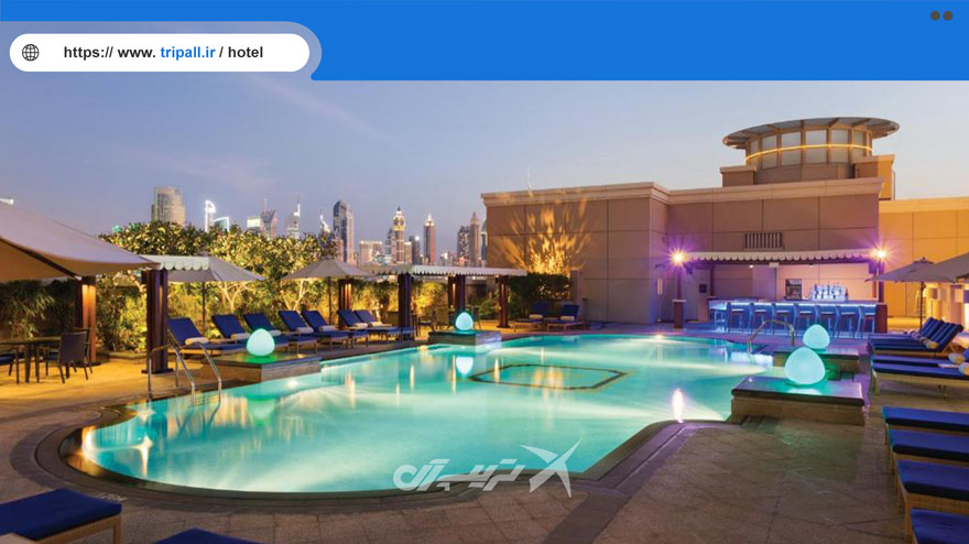 استخر رو باز هتل CROWNE PLAZA JUMEIRAH