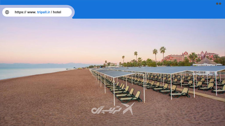 ساحل خصوصی هتل IC Santai Family Resort