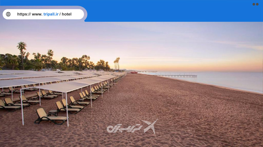 ساحل خصوصی هتل IC Santai Family Resort