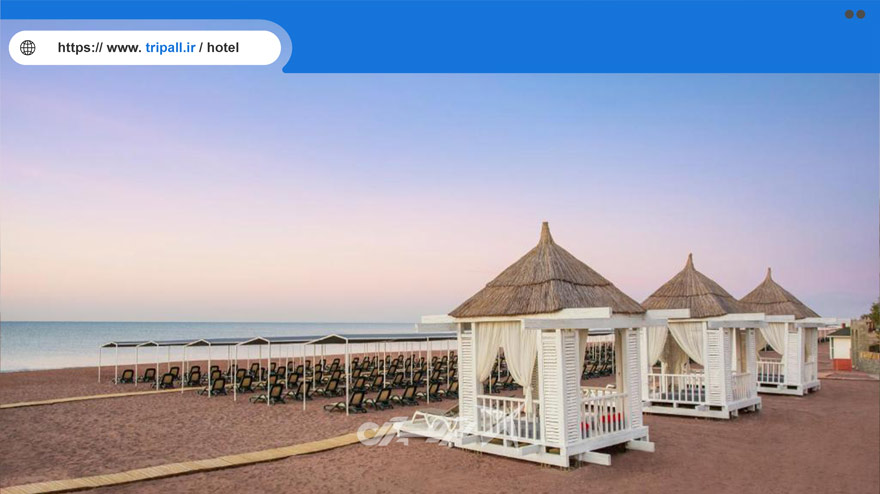 ساحل خصوصی هتل IC Santai Family Resort