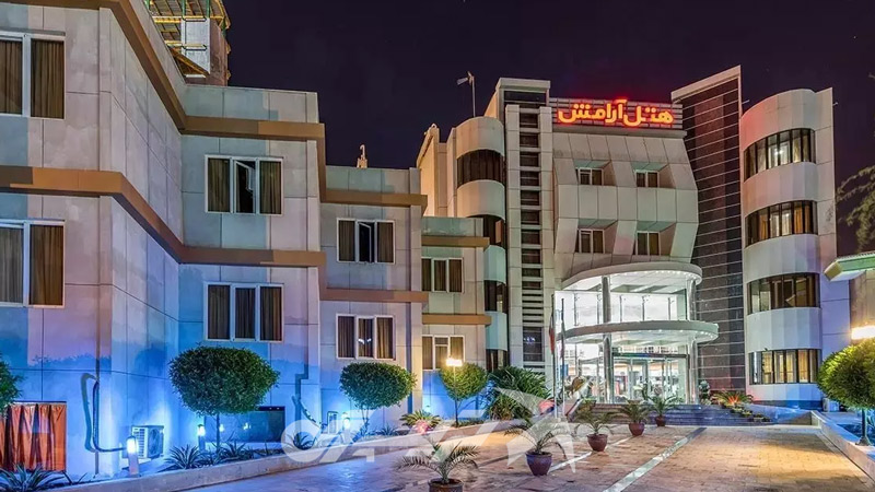 ساختمان هتل آرامش کیش